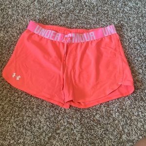 Pink under Armour shorts